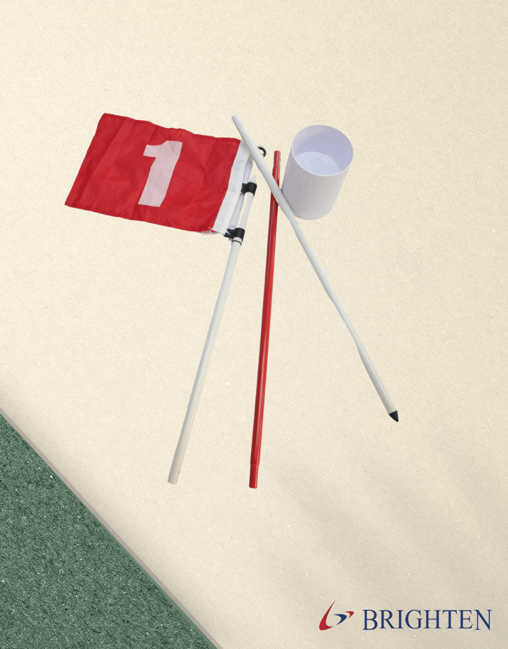  FLAG STICK & CUP